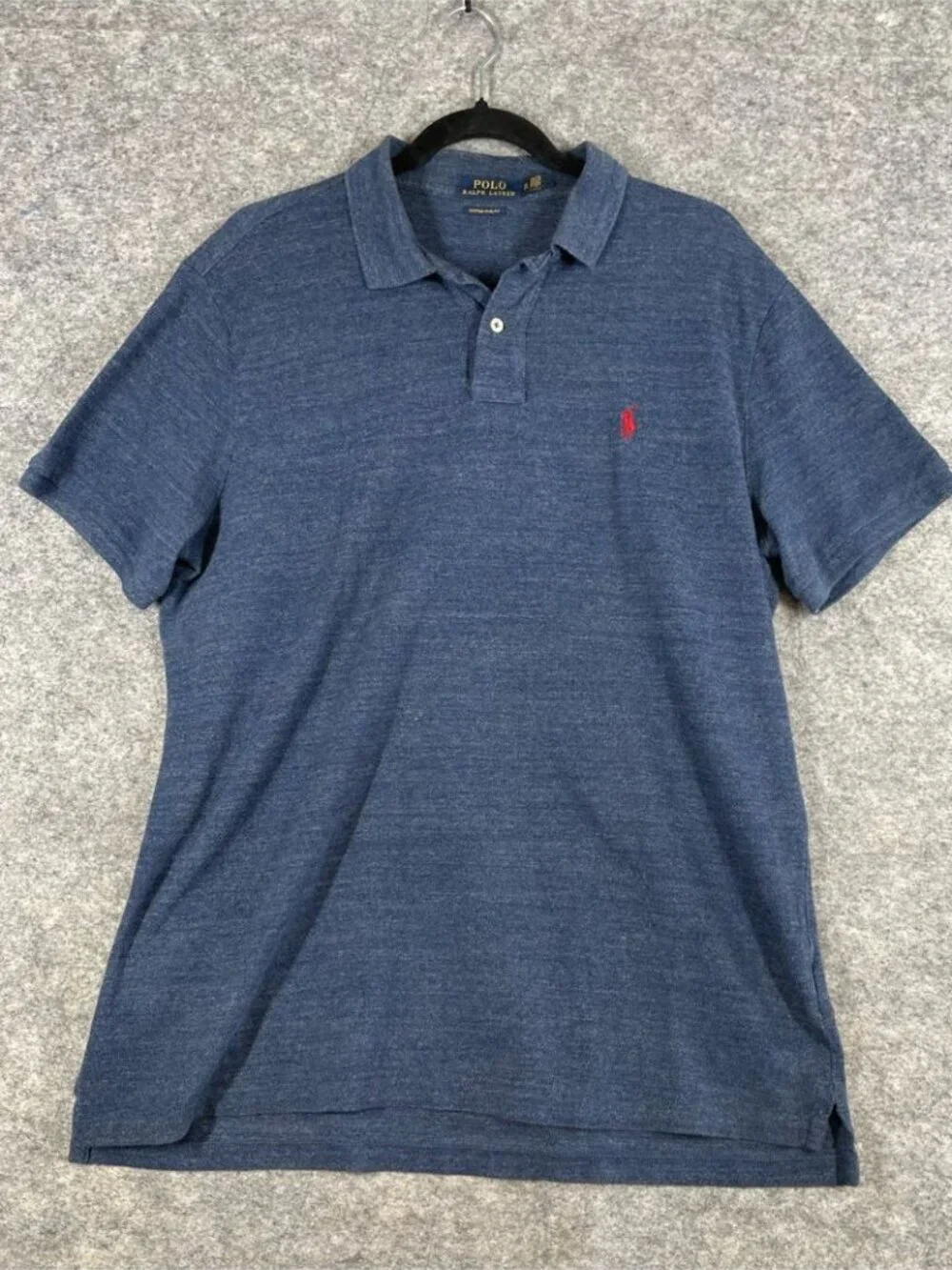 Polo Ralph Lauren Custom Slim Fit Polo Shirt Blue XL Classic Casual Golf